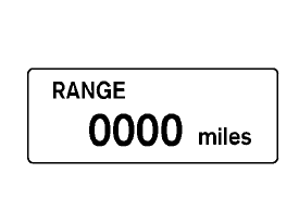 Distance to empty (dte — miles or km)
