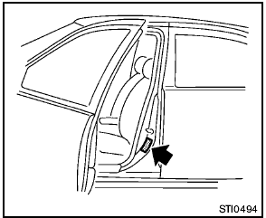 The cold tire pressure is shown on the Tire and Loading Information label affixed