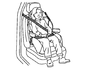 3. The booster seat should be positioned on