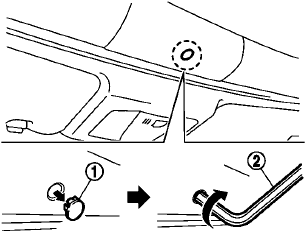 4. Lock the front part of the soft top.