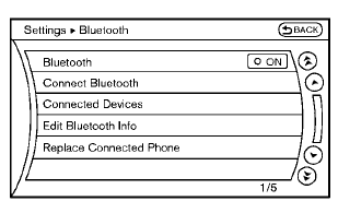 Bluetooth® settings