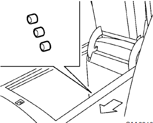 The auxiliary input jacks are located in the center