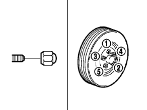 Installing the spare tire