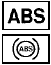 Anti-lock Braking System (ABS) warning light