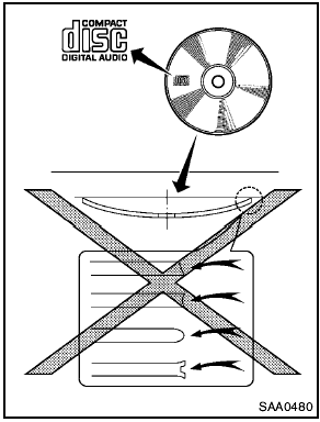 - Do not force a compact disc into the CD insert slot. This could damage the