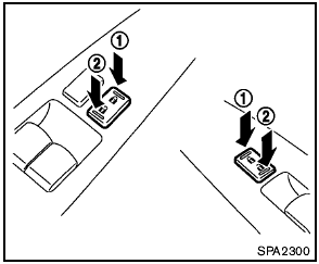 Locking with power door lock switch