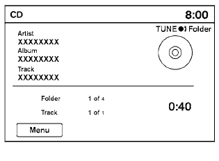CD menu