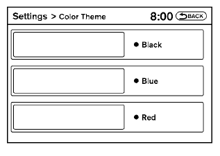 Color theme: