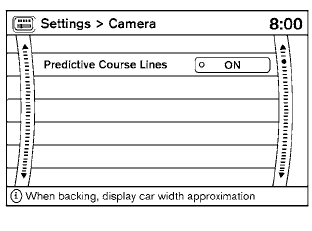 Camera settings