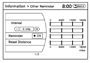 Changing the maintenance interval