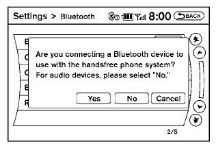 4. A screen will appear asking if you are connecting