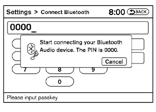 5. Enter a PIN of your choice. It will be needed