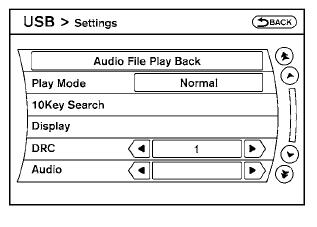 Settings: