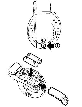 To replace the battery: