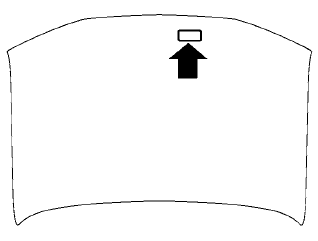 The emission control information label is attached