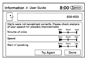 To initiate a practice session, access the User