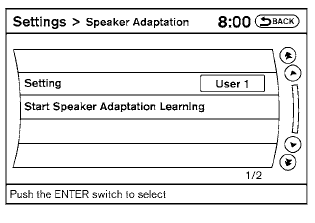 5. Select a category to be learned by the system