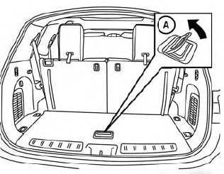 Getting the spare tire and tools