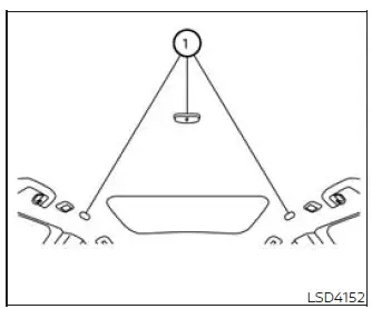 Rear cabin microphone used by the Nissan Murano active noise cancellation system