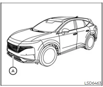 Nissan Murano Intelligent Forward Collision Warning monitoring two vehicles ahead