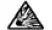Battery warning symbol identifying the risk of explosive hydrogen gas