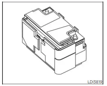 Nissan Murano maintenance-free battery without removable vent caps