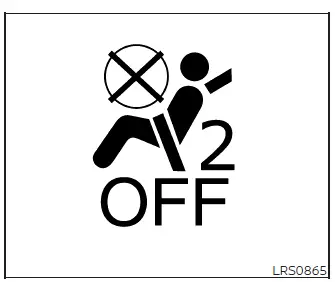 Front passenger air bag status check after booster seat installation