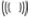 HomeLink signal transmission indicator with green parenthesis icon