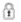 Door lock button icon on the Intelligent Key