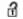 Door unlock button icon on the Intelligent Key