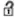 Unlock button symbol for the driver door