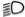 Manual headlight switch position icon