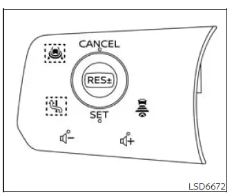 Nissan Murano steering wheel and dual roof antenna configuration for ProPILOT Assist 2.1