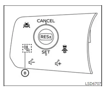 Passing Assist steering wheel control and lane-change suggestion display