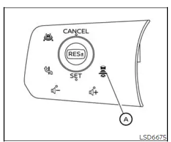 ProPILOT Assist activation and SET controls on the Nissan Murano steering wheel