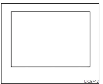 Blank trip computer screen in the vehicle information display