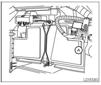 Nissan Murano variable voltage control current sensor on the negative battery cable