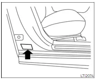 Type B Nissan Murano chassis number location