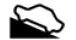 Caution Steep slope warning for automatic brake hold