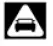 Automatic Emergency Braking with Pedestrian Detection warning indicator