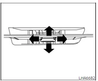 Side dashboard air vent with adjustable direction and closing slide