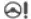 Red electric power steering warning light symbol