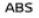 Yellow Anti-lock Braking System warning light symbol