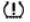Low tire pressure warning light symbol