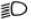 Green low beam indicator light symbol