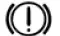Alternative red brake warning light symbol for the parking brake and foot brake systems