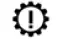 Nissan Murano electric shift control system warning light symbol