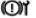 Yellow electronic parking brake warning light symbol