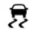 Slip indicator light symbol for Vehicle Dynamic Control operation
