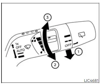 Rain-sensing auto wiper switch and sensitivity control